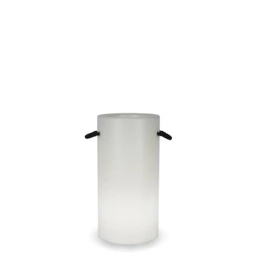New Garden Palma - Porte-bouteille lumineux solaire avec batterie rechargeable et télécommande - Ø 35 x 70 cm - RGB + blanc 5W dimmable LED inclus - IP65 - blanc