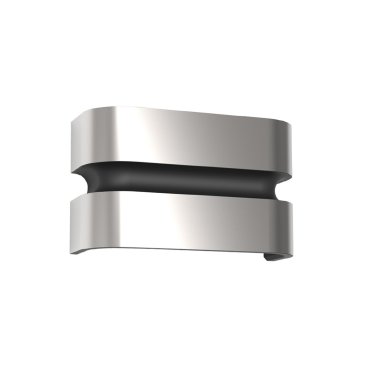 Lutec Maya - applique murale extérieure - 18 x 6 x 11 cm - 15W LED inclus - IP44 - acier inoxydable