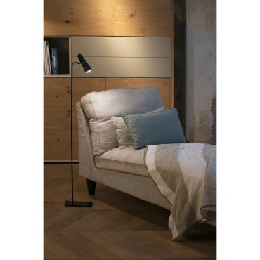 Faro Lao - lampadaire - 122 cm - 4W LED inclus - noir mat