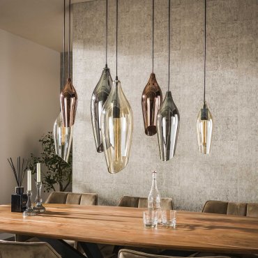 Vico Cocoon - lampe suspendue - 120 x 40 x 150 cm - noir