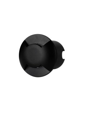 Nova Luce Eris - applique encastrée - Ø 6 x 5,4 cm - 1W LED inclus - IP67 - noir sablé