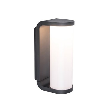 Lutec Adalyn - Applique d'extérieur - 7 x 10 x 20 cm - 10W LED inclus - IP44 - gris foncé