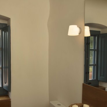 Faro Bianca - applique murale - 12,3 x 14 x 11 cm - IP44 - chrome poli