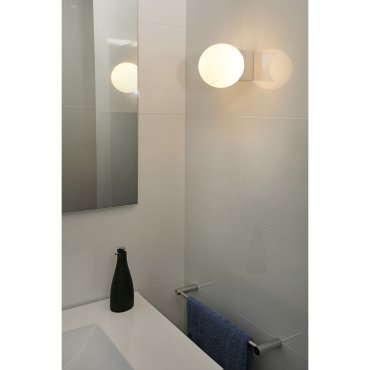 Faro Lago - applique murale - 8 x 15 x 8 cm - IP44 - chrome poli
