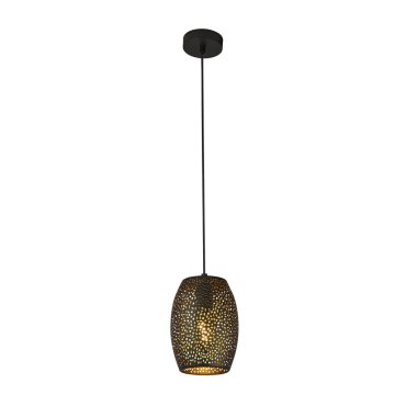 Searchlight Laser - lampe suspendue - Ø 15 x 120 cm - noir et or