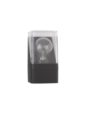Nova Luce Selena - applique murale extérieure - 8,5 x 16  x 9,8 cm - IP65 - anthracite foncé
