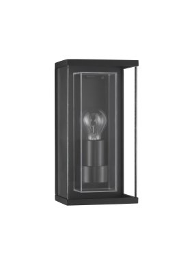 Nova Luce Regina - applique murale extérieure - 15,2 x 29,5 x 12,2 cm - IP65 - anthracite foncé
