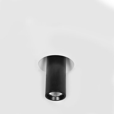 Nova Luce Giacomo - spot encastrable - 155 x 155 mm, 158 x 158 mm format encastrable - noir