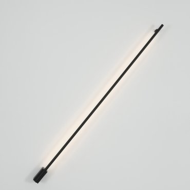 Nova Luce Gropius - applique murale - 120 x 7 x 3,5 cm - 20W LED inclus - noir sable