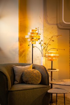 ETH Oaknut - lampe de table - Ø 31 x 38 cm - brun