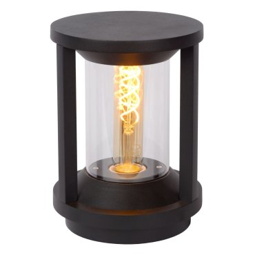 Lucide Cadix - lampe sur pied - Ø 16 x 22 cm - IP65 - noir
