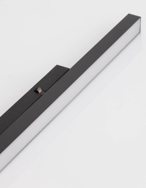Nova Luce Planet - luminaire pour système de profilés magnétiques - 50 x 3 cm - 13W TRIAC LED dimmable inclus - noir sable