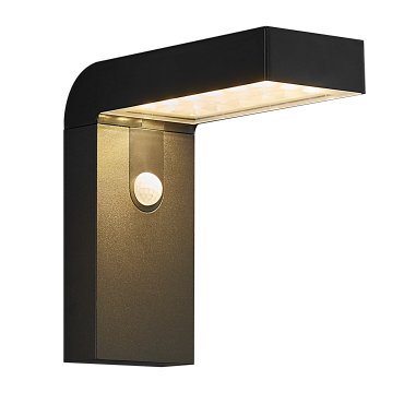 Nordlux Alya Solar - applique murale extérieure à énergie solaire - 9 x 20 x 20,5 cm - 5W LED inclus - IP44 - noir