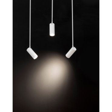 Nova Luce Brando - lampe suspendue - Ø 6 x 85 cm - blanc