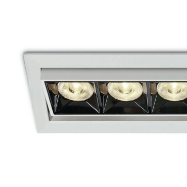 ONE Light Mirror Adjustable Boxes - spot encastré - 220 x 68 mm, 212 x 55 mm taille d'encastrement - 20W LED inclus - blanc