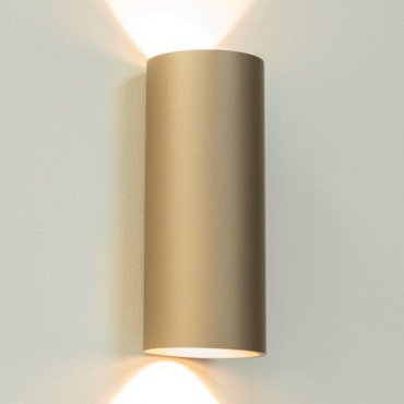 Artdelight Brody - applique murale - Ø 7,2 x 18 cm - 2 x 4W LED inclus - IP54 - champagne
