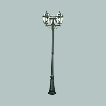 Searchlight New Orleans - lampadaires - Ø 55 x 226,6 cm - IP44 - noir et or