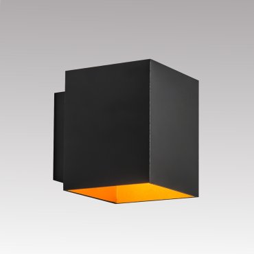 Zuma Line Sola WL Square Next - applique murale - 10 x 8,3 x 10,2 cm - noir et or