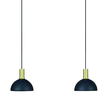 ONE Light E27 Round 2L - lampe suspendue - Ø 20 x 219,5 cm - laiton brossé
