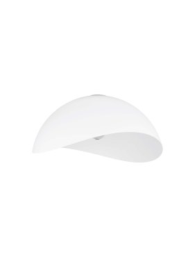 Nova Luce Opsi - plafonnier - Ø 50 x 24 cm - blanc sablé