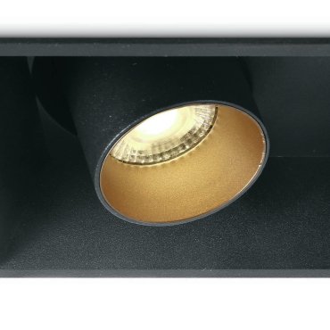 ONE Light Cylindres COB encastrés - spot encastré - 172 x 91 mm, 165 x 85 mm taille d'encastrement - 2 x 11W LED inclus - noir