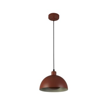 Searchlight Mars - lampe suspendue - Ø 25 x 150 cm - orange brûlé et crème