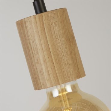 Searchlight Spinny - lampe suspendue - Ø 12 x 207 cm - noir mat