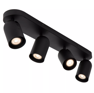Lucide Punch - spot en saillie - 63 x 10 x 9,5 cm - noir