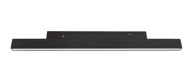 Nova Luce Ultra Slim - luminaire sur rail - 30 x 3,4 x 1,1 cm - 15W LED inclus - couleur de lumière blanc chaud - noir