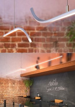 KLUS Giza-LL - profilé LED - 2,6 x 1,45 cm - noir