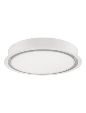 Nova Luce Perfect Profile Trimless - spot à encastrer avec télécommande (incl.) - Ø 600 mm, 670 mm encastré - 40W LED dimmable inclus - 2700K-6000K - blanc