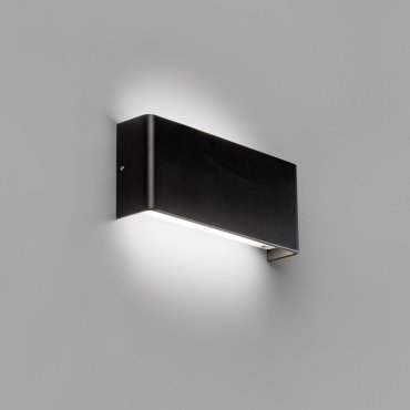 Faro Nash - applique murale - 21 x 4 x 9 cm - 8W LED inclus - noir mat