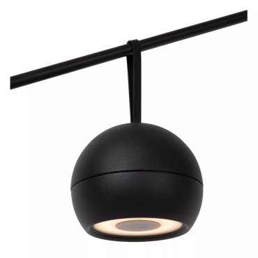 Lucide Lunex applique murale d'extérieur - rechargeable par câble USB - 10,2 x 10,9 x 11 cm - 2W LED dimmable inclus - IP54 - noir