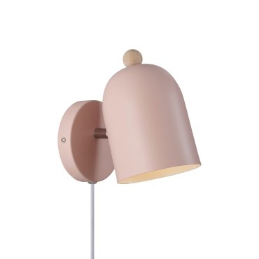 Nordlux Gaston - applique - Ø 19,5 x 19,5 cm - rose poudré