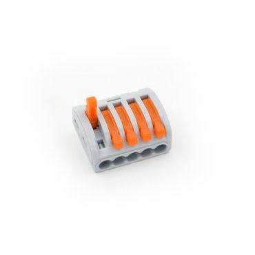 Elmark - Borne à boucle wago à 5 pôles 4mm².
