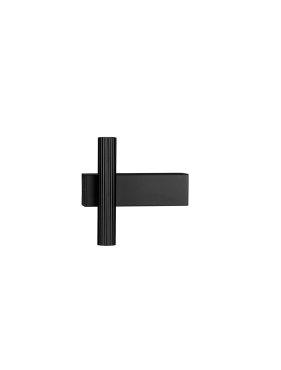 Nova Luce Paron - applique murale - 5,5 x 15 x 15 cm - 6W LED inclus - noir sablé