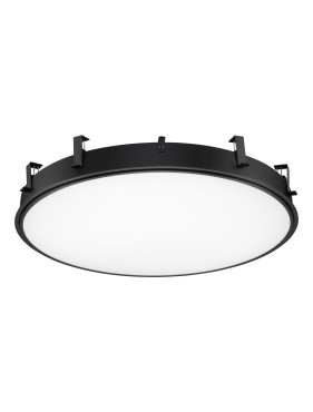 Nova Luce Perfect Profile Trimless - spot encastré sur télécommande (incl.) - Ø 1045 mm, 1030 mm encastré - 120W LED dimmable inclus - 2700K-6000K - noir