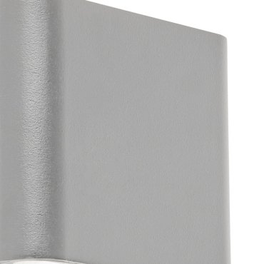Searchlight Hilperton - Applique d'extérieur - 11,5 x 9 cm - 6W LED inclus - IP44 - gris