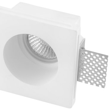 Nova Luce Tobia - spot encastré - 95 x 95 mm, 90 x 90 mm format encastré - plâtre blanc