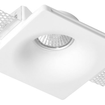 Nova Luce Tobia - spot encastré - 120 x 120 mm, 125 x 125 mm format encastré - plâtre blanc