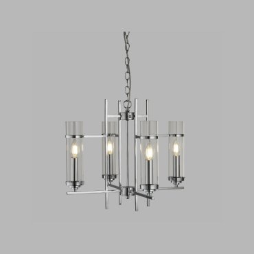 Searchlight Milo - lustre - Ø 49 x 92 cm - chrome