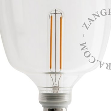 Ampoule LED à filament dimmable - Ø 12 x 20 cm - E27 - 4W - 2700K