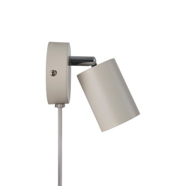 Nordlux Explore - applique murale avec interrupteur - Ø 8 x 14,5 cm - beige