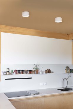 Faro Mizu - plafonnier - Ø 14 x 7 cm - 15W LED inclus - blanc mat