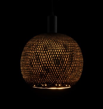Segula Floating Bamboo LED Oval - Ø 30 cm - E27 - 6W dimmable - 2200K - bronze