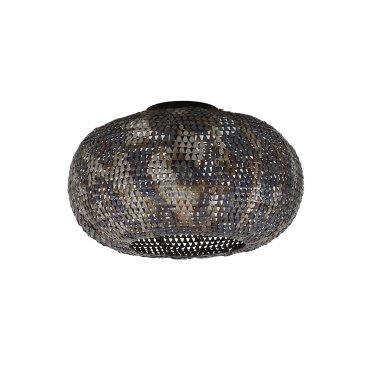 Vico Armor - plafonnier - Ø 40 x 20 cm - noir brun