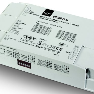 ONE Light Driver LED - de 180mA à 1500mA / 230V - 50W - DALI / TRIAC / push to dim