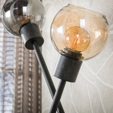 Vico Sfera Tricolor - lampe de table - 37 x 53 cm - arctique noir