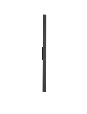 Nova Luce Doul - applique murale extérieure - 5,3 x 121 x 6 cm - 20W LED inclus - IP65 - noir sablé