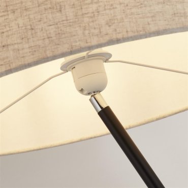 Searchlight Washington - lampadaire - Ø 45 x 155 cm - marron clair et noir
